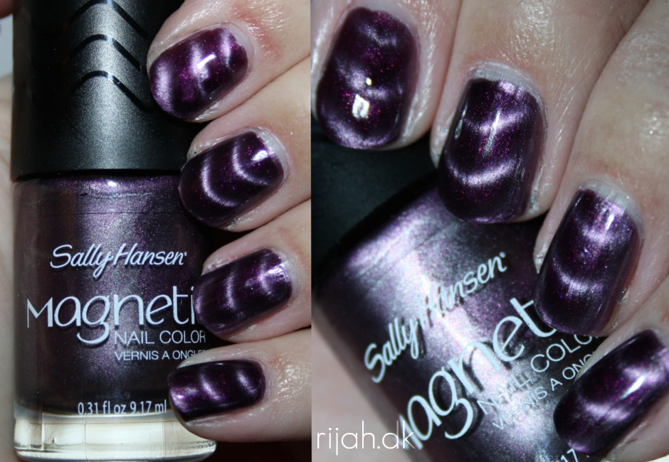 Sally Hansen Magnetic Nail Color - 902 Polar Purple Review - wide 6