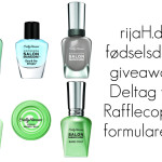 Fødselsdags giveaway #1 Vind Sally Hansen produkter