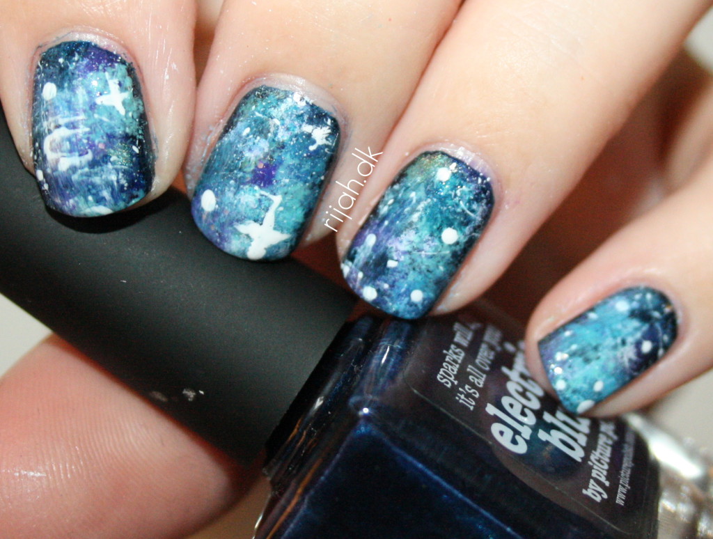 galaxy nailart