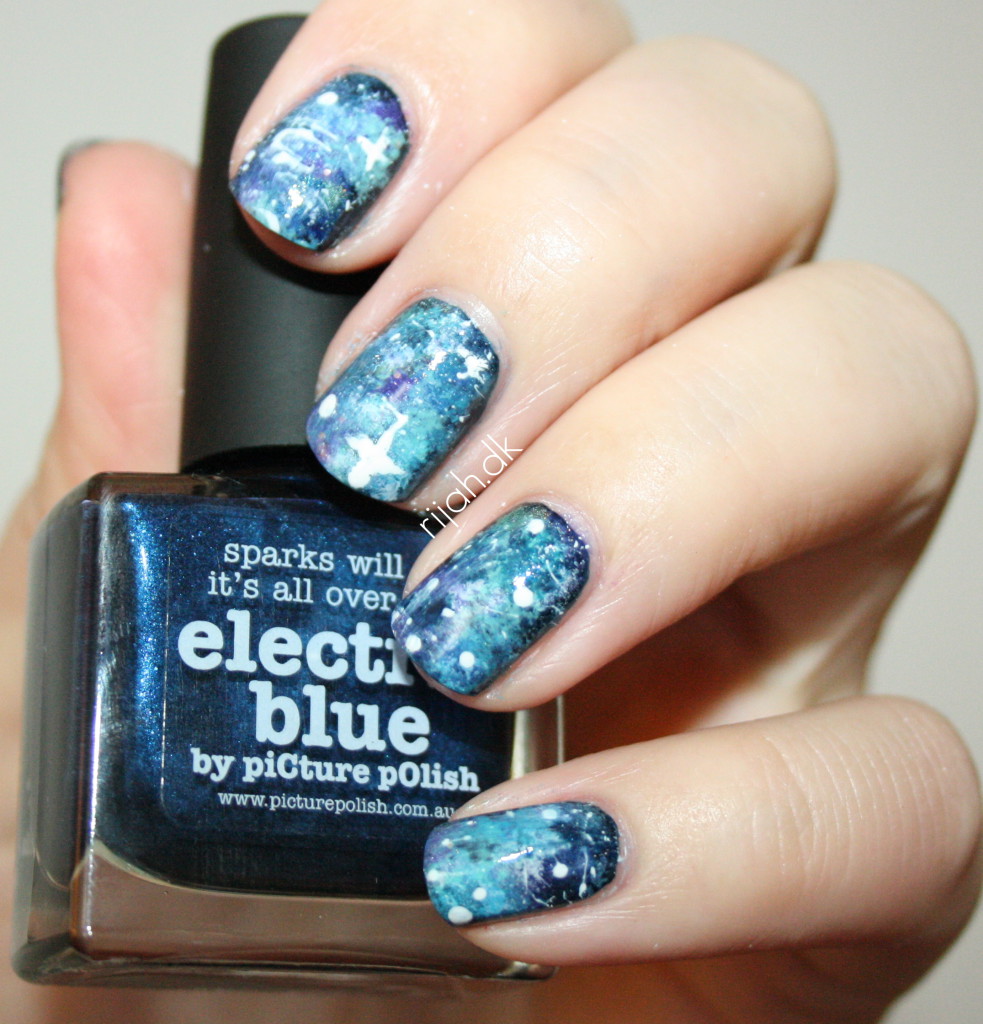 galaxy nailart