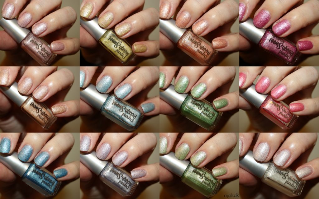 Depend Rough Sweet Collection swatches