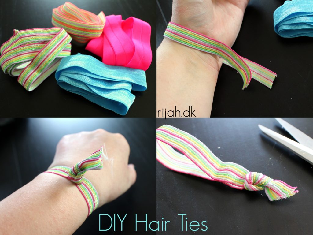 DIY Hair Ties hårelastikker ⋆ rijah.dk