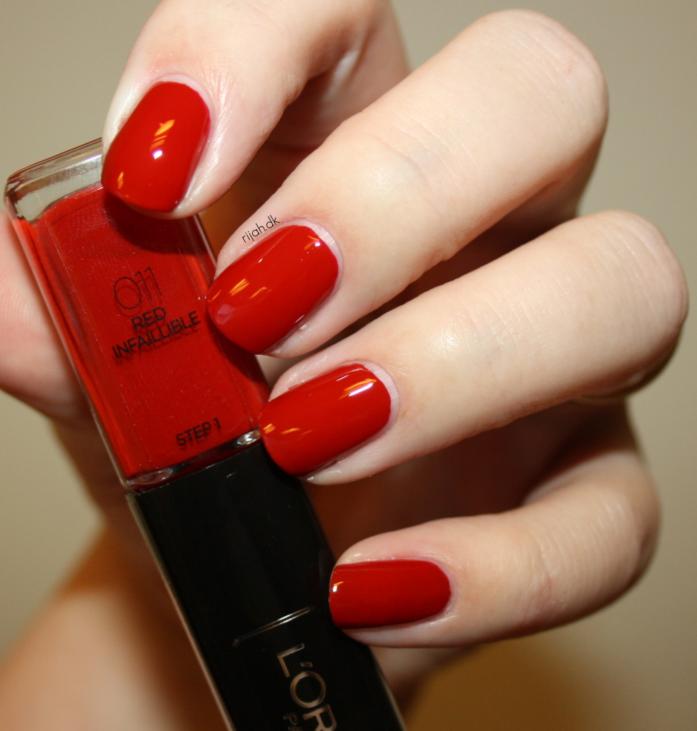 Loreal 011 Red Infaillible Loreal Infallible Nails