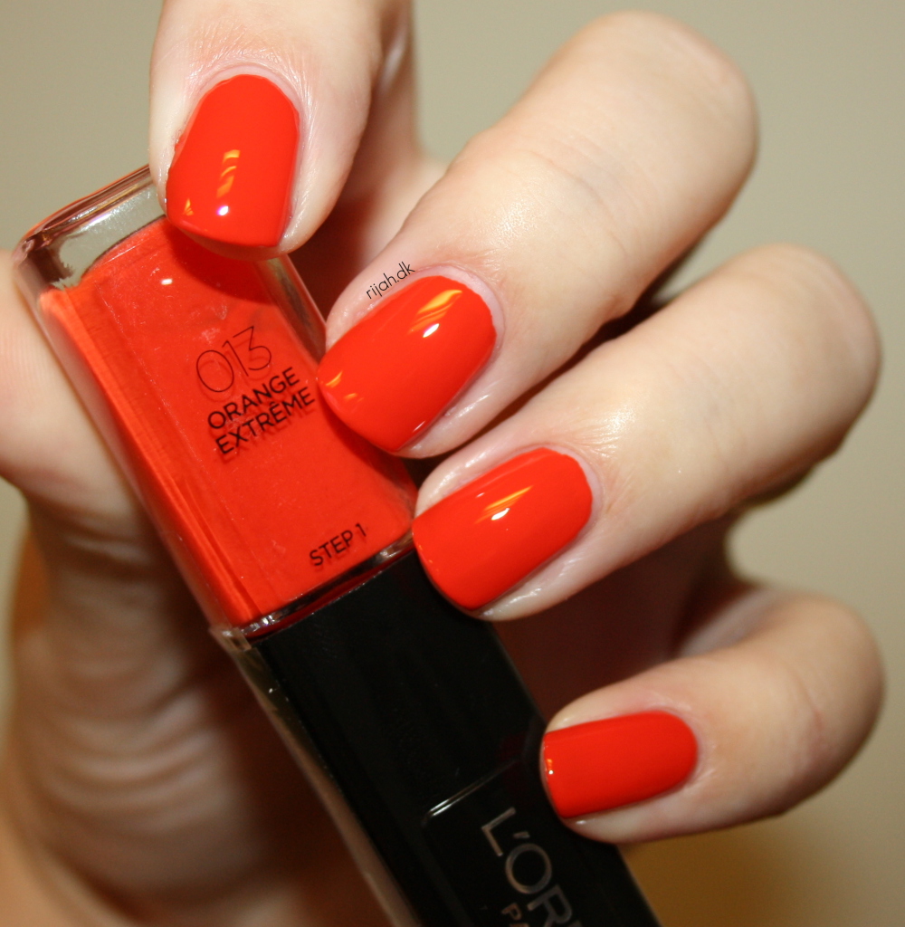 Loreal 013 Orange Extreme Loreal Infallible Nails
