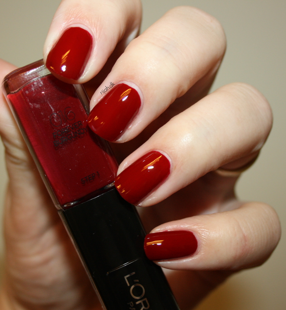 Loreal 016 Forever Burgundy Loreal Infallible Nails
