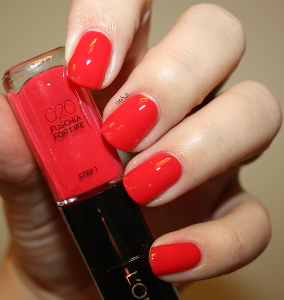 Loreal 020 Fuschia For Life Loreal Infallible Nails
