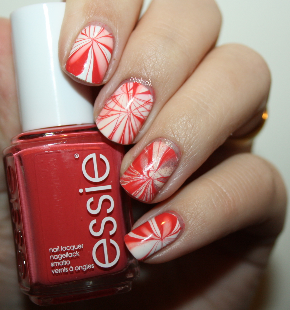 Essie Winter 2014 watermarble