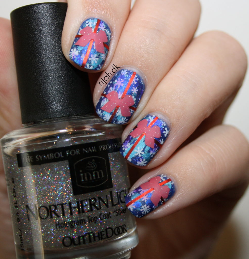 Fancy Friday - Inspireret af julegaver Christmas gift nails