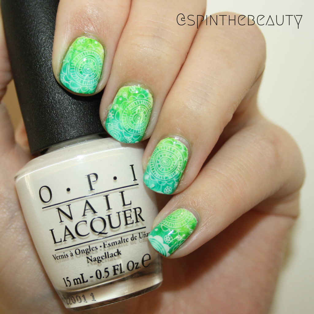 31DC2015 Green Nails Nail art 2015