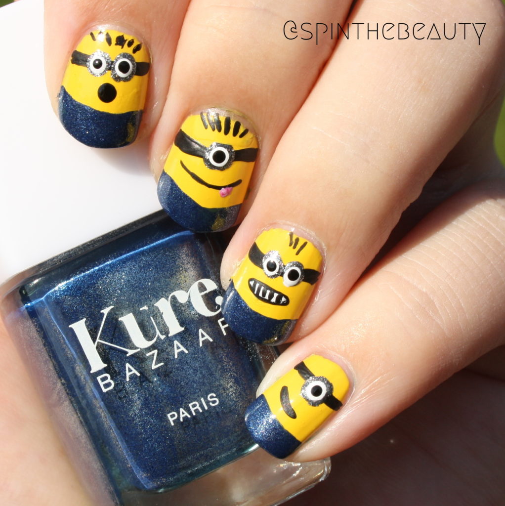 Minions nails Nail art 2015